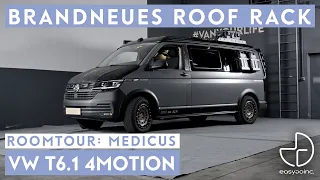 VW T6.1 4Motion als Offroad Van mit nagelneuen Roof Rack | Roomtour Medicus