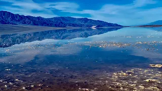 Return of Prehistoric Lake Manly in Badwater Basin  Jan  2024