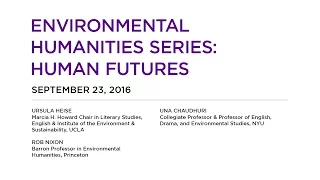 Environmental Humanities Series: Human Futures