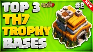 TOP 3 'AMAZING' TOWN HALL 7 (TH7) TROPHY BASE DESIGNS JULY 2018 #2- Clash Of Clans