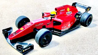 Tamiya F104 Pro Version 2 Custom Ferrari F1 Build, Drive & Review Video. RC F1 1/10 Car