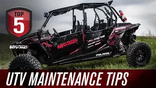 Top 5 UTV Maintenance Tips