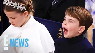 Prince Louis YAWNS At King Charles III's Coronation & Steals The Show | E! News