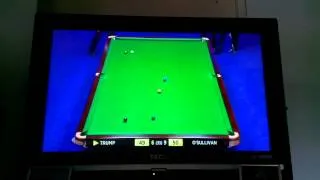 John Virgo Where's the cue ball going?