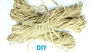 DIY jute doormat making at home || Jute Craft Idea || Handmade Doormat