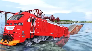 Train Dance Out Of The Sea And Go Into The Ground - Trains Railsroad Simulator 2019