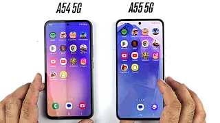 Samsung A55 vs Samsung A54 Speed Test