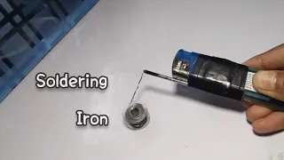 How To Make Soldering Iron Using Lighter#shorts