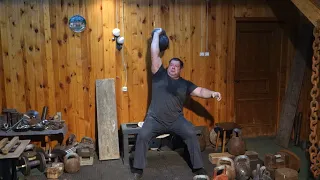 ВЫРЫВАНИЕ ГИРИ 60 КГ СИДЯ 2 РАЗА 60 KG KETTLEBELL MUSCLE DEAD SNATCH SEATED 2 REPS