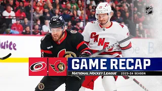 Hurricanes @ Senators 12/12 | NHL Highlights 2023