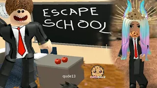 Principal For The Day  ! Roblox High School + Escape Obby Video Game