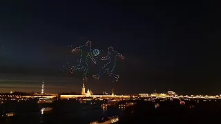 Drone Show in St.Petersburg, May 2021