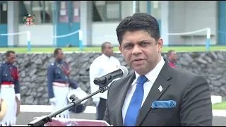 Fijian Acting Prime Minister officiates at the Police Remembrance Day