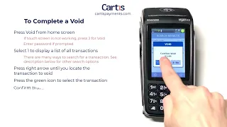 How To Void a Transaction on an Ingenico Desk 5000 or Move 5000 Credit Card Terminal
