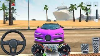 BLACK AND PURPLE MIX BUGATTI CHIRON CAR DRIVING - TAXI SIM 22 - ANDROID AND iOS GAMES 2