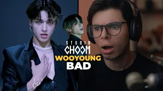 REACTING TO Wooyoung Of ATEEZ 'BAD' (Artist of The Month)