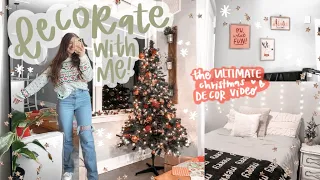 DECORATING FOR CHRISTMAS 2021! (huge decor haul & decorating my first apartment for christmas!)