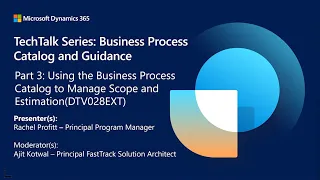 Part 3: Using the Business Process Catalog to Manage Project Scope and Estimation | TechTalk