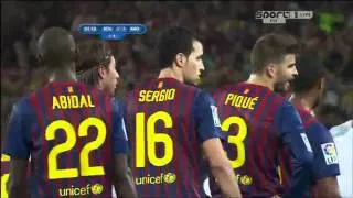 Barcelona vs Real Madrid The Fight 17/08/2011