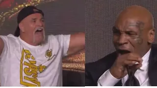 LET’S DO IT!! - JOHN FURY & MIKE TYSON CLASH AND AGREE FIGHT AT FURY v NGANNOU PRESS CONFERENCE