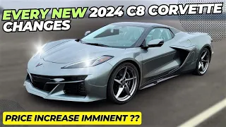 All 2024 C8 Corvette Model Year Changes and SHOCKING NEW Standard Equipment