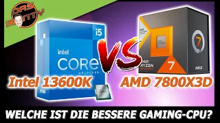 Intel 13600K vs AMD 7800X3D | Ist Intels 13. Generation wirklich so ein Stromfresser? | DasMonty