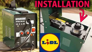 lidl poste soudure fil fourre parkside pfds 120 B2 installer le fil fourré