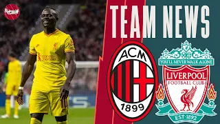 SALAH & MANE START AT THE SAN SIRO! | AC Milan v Liverpool | Team News Reaction LIVE