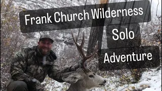 Idaho: Solo Frank Church Wilderness Mule Deer