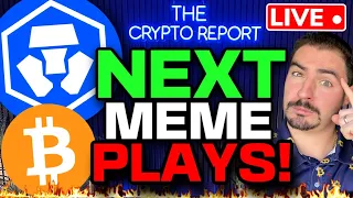 MEME COIN LIVE STREAM! (CRONOS and BITCOIN) BREAKING CRYPTO NEWS!