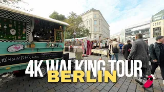 Berlin [4K] City Walking Tour - Hackescher Markt & Berliner Dom 🇩🇪 2022