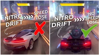 Asphalt 9 | How To Drift Without Losing Speed & Recharge Nitro