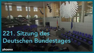 221. Sitzung des Deutschen Bundestages