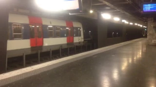 (Paris) RER B,D et E à Hausseman Saint-Lazare et Châtelet Les Halles