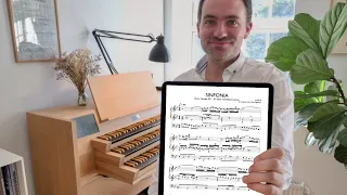 J.S.Bach - SINFONIA from Cantata 21 (Organ Arrangement + Sheet Music)