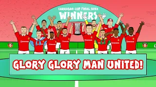 MAN UNITED WIN THE CARABAO CUP! (2-0 2023 vs Newcastle Goals Highlights Rashford Casemiro)