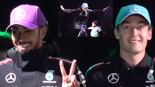 ハミルトン & ラッセル トークショー!! 2024 F1鈴鹿グランプリ前夜祭より。 ラッセルのあのポーズを本人が再現!! Formula1 Japanese Grand Prix.