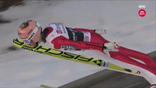 [HD] Stefan Kraft 253,5m NEW WORLD RECORD Vikersund 2017