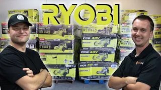 Unboxing a $3000 Ryobi Returns Tool Pallet!- Is it worth it?