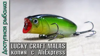 Копия LUCKY CRAFT MALAS с АлиЭкспресс от ALLBLUE | Воблер или поппер? | Тест на реке