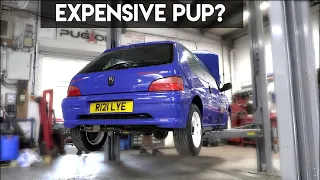 My New 106 Rallye Gets Checked Out By Experts At Pug1OFF..