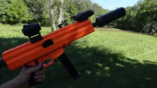 3D Printed MP5-40 with a 3D Printed Suppressor!