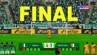 Nigeria vs Ivory Coast 2024 Final - Penalty Shootout AFCON CAF 2023 - eFootball PES PC