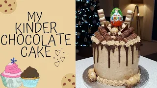 How to make a Kinder Chocolate Cake - ( Ky's 32nd Birthday Cake )
