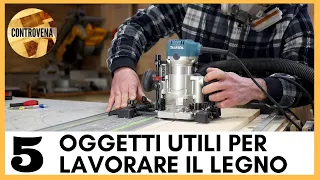 5 oggetti UTILI in LAVORAZIONE del LEGNO | FAI DA TE e FALEGNAMERIA e idee regalo natale