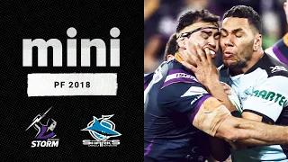 That Slater tackle | Storm v Sharks Match Mini | Preliminary Final, 2018 | NRL