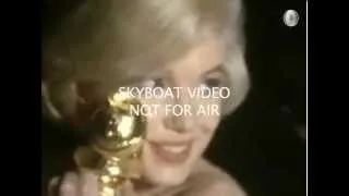 Marilyn Monroe Very Rare Color footage- 1960 Golden Globe Awards