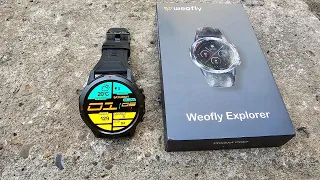 НОВИНКА! ЗА КОПЕЙКИ АМОЛЕД ДИСПЛЕЙ НА СМАРТЧАСАХ Weofly Explorer ( обзо,тест отзыв Weofly Explorer)