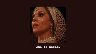 Ana La habibi song  ( vocals only )