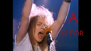 Learn the Alphabet with Axl Rose